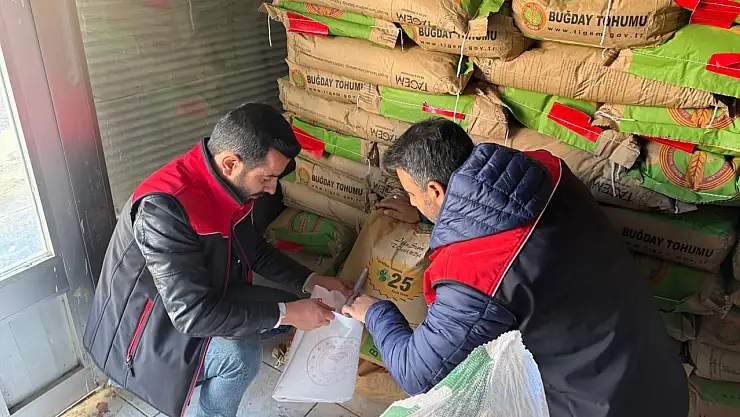 Ağrı Tarım ve Orman İl Müdürlüğü tohum bayilerini mercek altına aldı