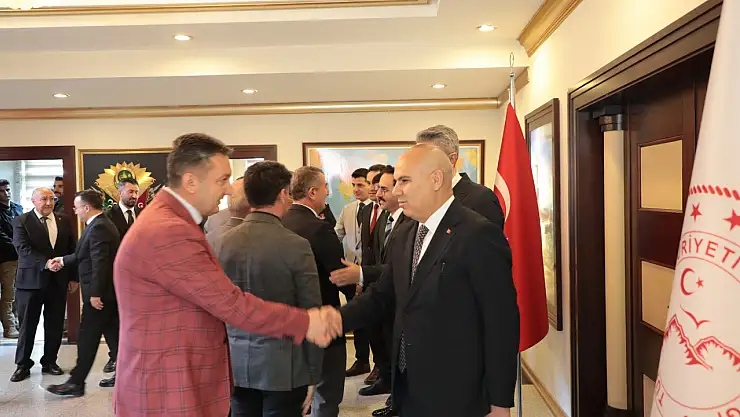 Ağrı Valiliği'nde bayramlaşma töreni düzenlendi