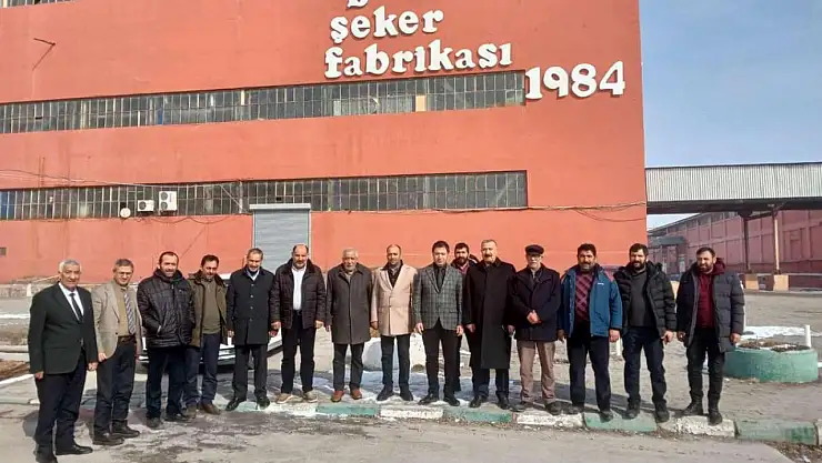 Ağrı Ziraat Odası ve Şeker Fabrikası yönetimi bir araya geldi