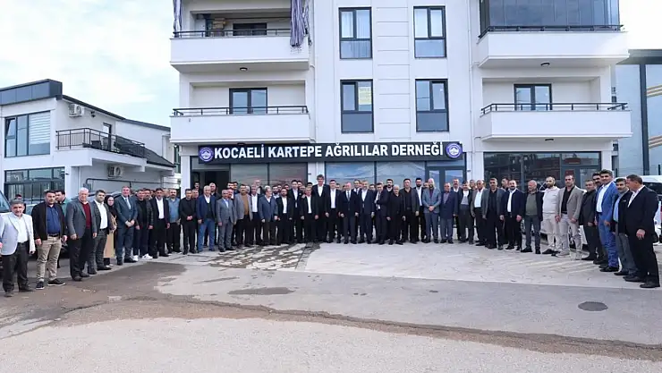 Ağrılılar Derneği Başkan Büyükakın'ı ağırladı