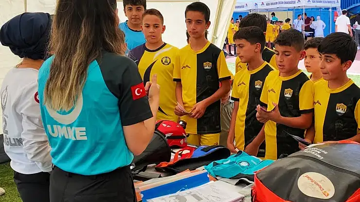 Ağrıspor Yaz Okulu öğrencilerine kapsamlı sağlık taraması yapıldı