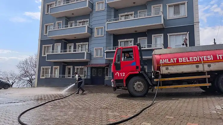 Ahlat Belediyesi itfaiyesinin bir haftalık çalışmalarını duyurdu!