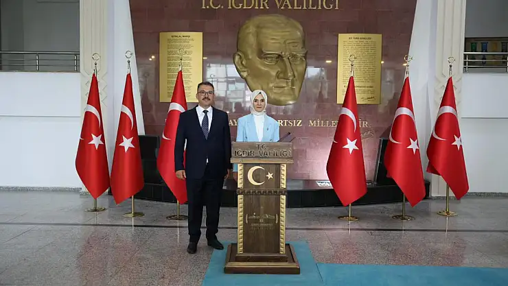 Aile ve Sosyal Hizmetler Bakanı Mahinur Özdemir Göktaş, Iğdır Valiliğini Ziyaret Etti