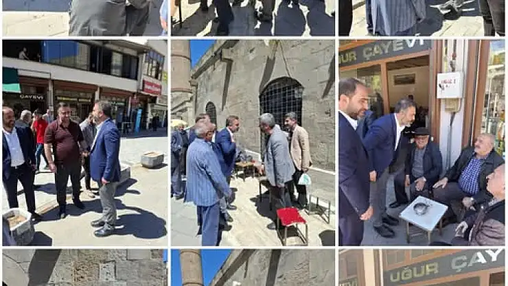 Ak Parti Bitlis İl Başkanlığı,Çarşı Merkezinde Vatandaşlarla Bir Araya Geldi