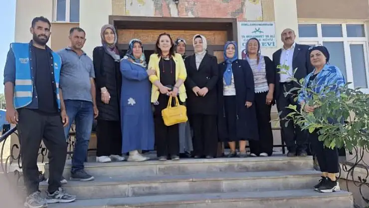 AK Parti Erzurum Kadın Kolları Tekman'da Yoğun Çalışma Yürüttü