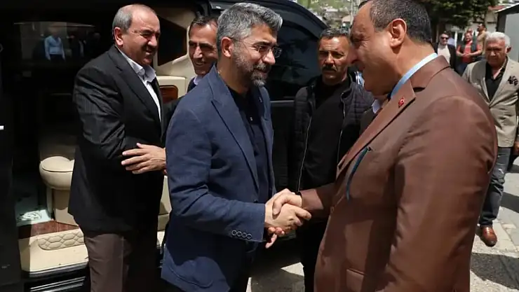 AK Parti Heyetinden Narman Belediye Başkanı Aydemir Adem Kınalı'ya Ziyaret