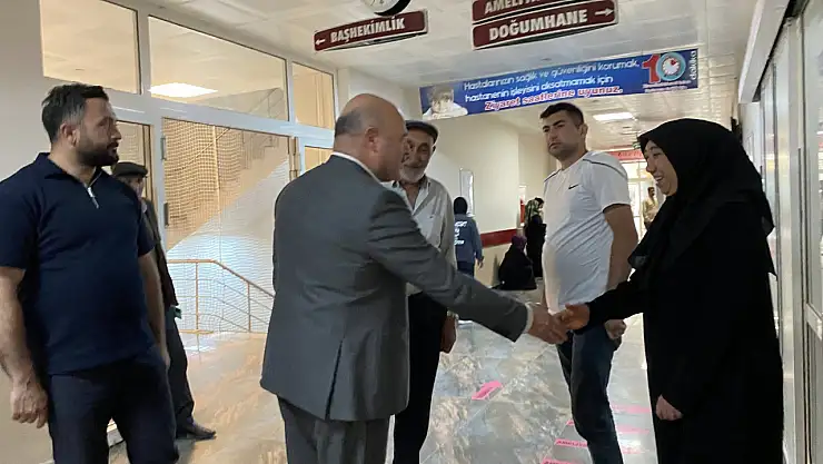 Ak Parti Kars'tan hastalara destek ziyareti: Sağlıklı yaşam temennisiyle moral aşılandı