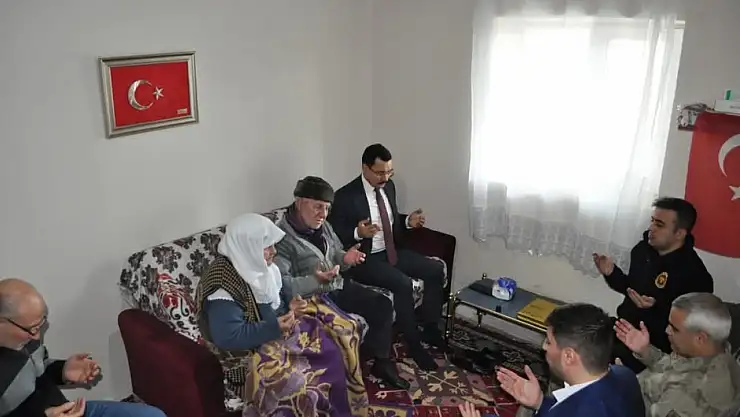 Akyaka'da anlamlı bayram ziyareti