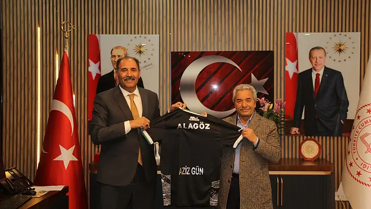 Alagöz Holding Iğdır FK'dan İl Millî Eğitim Müdürü Aziz GÜN'e 24 Kasım Ziyareti