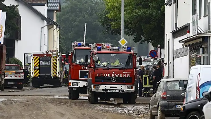 Almanya'da Etkili Yağışlar Sonucu Sel Felaketi Yaşandı