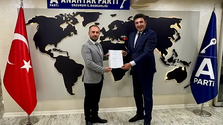 Anahtar Parti Yakutiye İlçe Başkanlığına Mahmut Necip atandı, teşkilatlanma hız kesmeden sürüyor