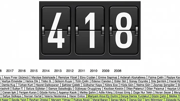 Anıt Sayaç'ta kaç kadının ismi var? Anıt Sayaç nedir?