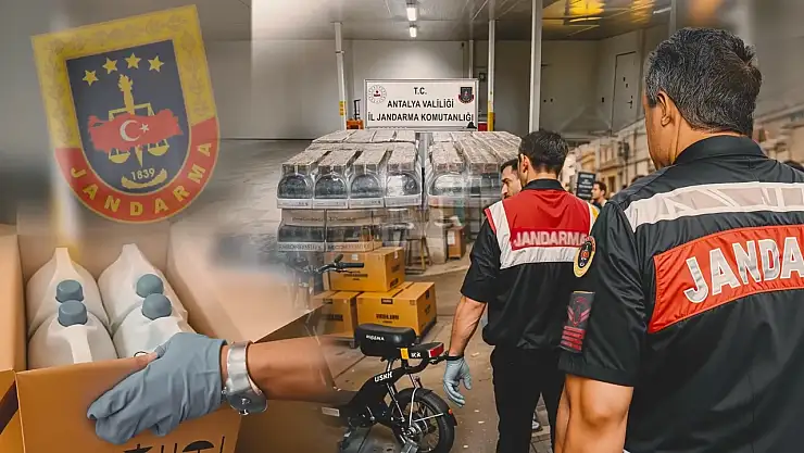 Antalya'da Dev Operasyon: 119 Bin 500 Litre Sahte Alkol Yakalandı!
