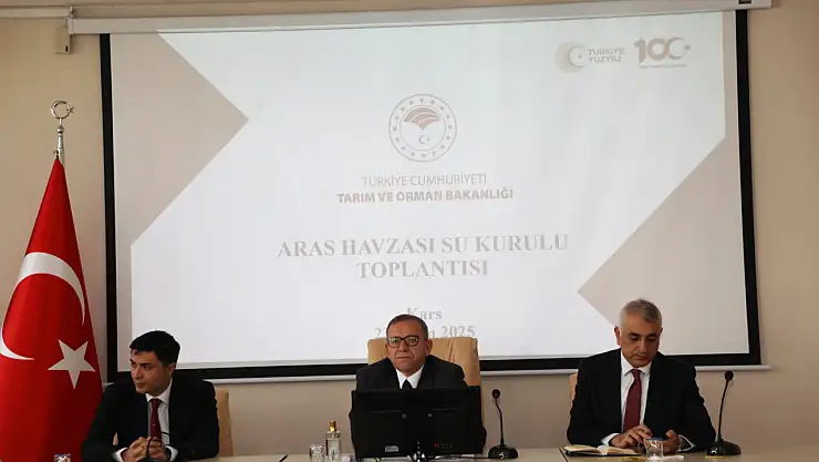 Aras Havzası Su Kurulu Toplantısı Kars'ta Gerçekleştirildik