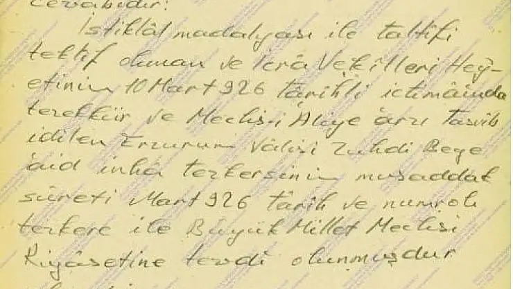 Arşiv belgeleri Zühtü Bey'in unutulmaz hizmetlerini gün yüzüne çıkardı, Erzurum'un tarihi yeniden canlanıyor!