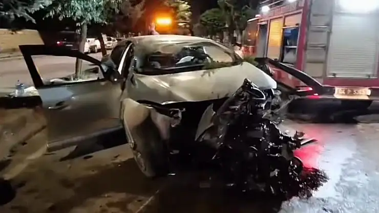 Patnos'ta aşırı hız kazaya yol açtı