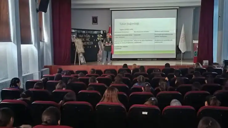Atatürk Kız MTAL Öğrencilerine Tütün Bağımlılığı Eğitimi