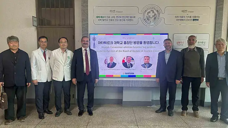 Atatürk Üniversitesi Güney Kore'de uluslararası iş birliklerini güçlendirdi