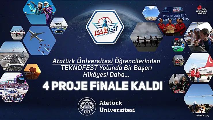 Atatürk Üniversitesi Öğrencilerinden Teknofest Yolunda Bir Başarı Hikâyesi Daha