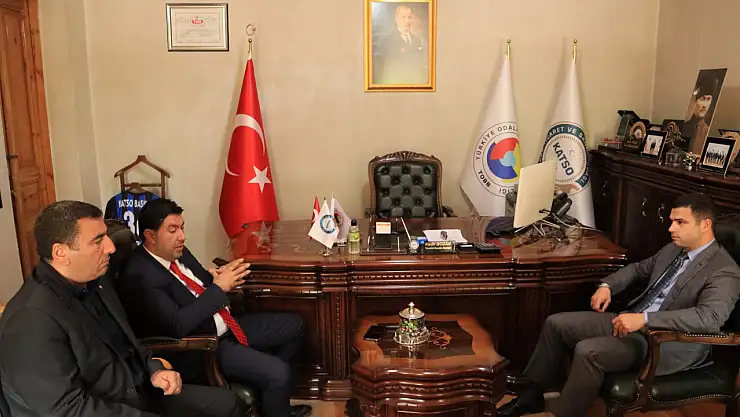 Azerbaycan KOBİA Başkanı Orhan Memmedov, Kars Ticaret ve Sanayi Odası'nı Ziyaret Etti