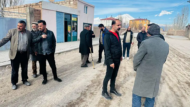 Baharla birlikte Doğubayazıt'ta yol ve kaldırım çalışmaları hızlandı