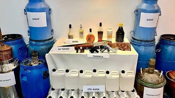 81 ilde 10 bin 600 litre sahte alkol ve etil alkol ele geçirildi