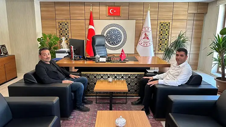 Başhekim Serhat Göçüncü, İl Sağlık Müdürü Gökhan Güzeltaş'ı Ziyaret Etti