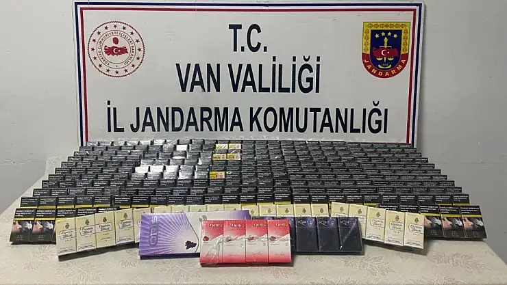 Başkale'de 1859 Paket Kaçak Sigara Ele Geçirildi, Üç Şüpheli Gözaltında