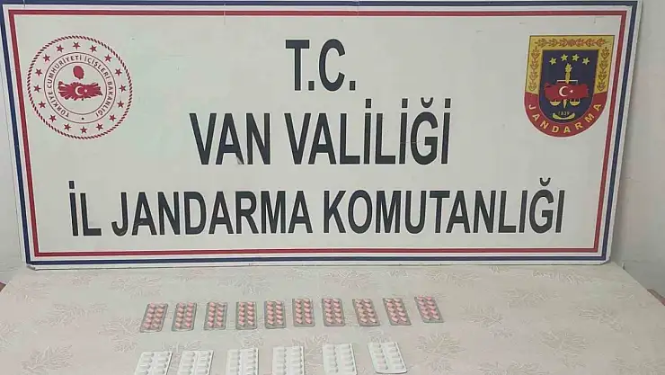 Başkale'de jandarma 160 sentetik uyuşturucu hap ele geçirdi, İran uyruklu şahıs tutuklandı