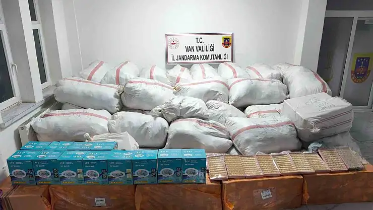 Başkale'de Jandarmadan Büyük Operasyon: 4.6 Milyon TL'lik Kaçak Eşya Ele Geçirildi