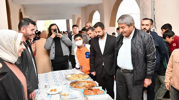 Başkan Taşkın, Gazze için düzenlenen kermese katıldı