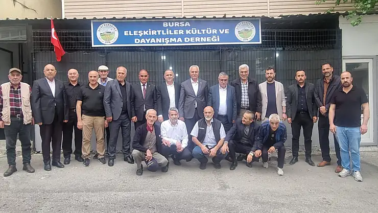 Başkan Yakut, Bursa Eleşkirtliler Derneği'nde hemşehrileriyle buluştu