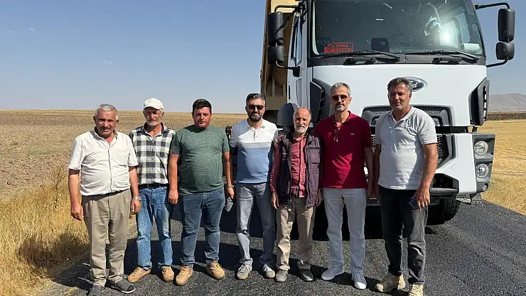 Başkan Yıldız, Eskiharman'daki asfalt çalışmalarını inceledi