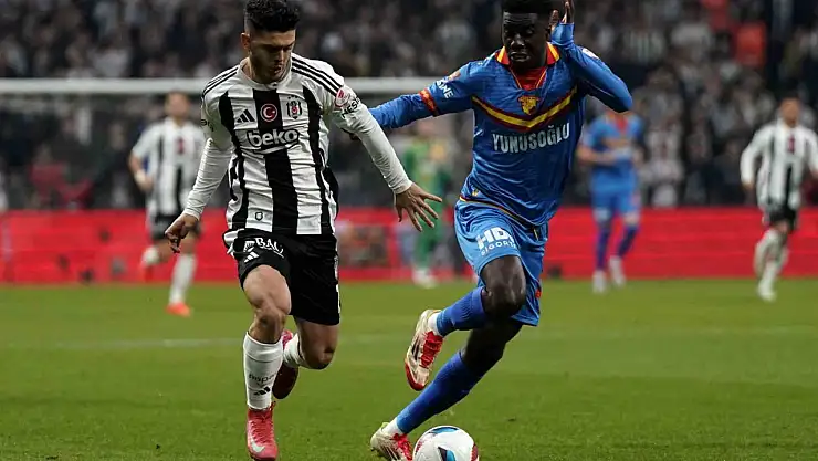 Beşiktaş ve Göztepe arasındaki kupa mesaisinde ilk yarı nefes kesti