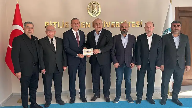 BİLKON Heyeti, Bitlis Tanıtım Günleri İçin Bitlis Eren Üniversitesi'ni Ziyaret Etti