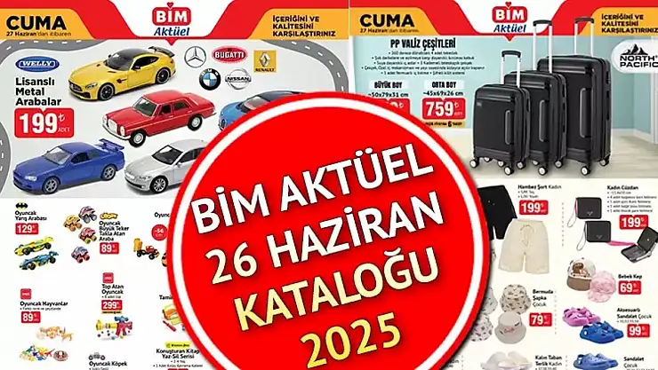 Bim aktüel Inverter Klima, Dondurucu, Valiz çeşitleri getiriyor, SATIŞA ÇIKIYOR! BİM AKTÜEL ÜRÜNLER 27 HAZİRAN 2025 KATALOĞU- İNDİRİMLİ: Bim'de bu hafta cuma neler var?