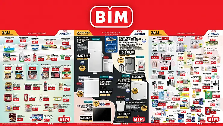 BİM'den Yeni Ürün Yağmuru: 15-16-18 Nisan Kataloğu Yayınlandı!