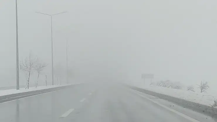 Bingöl-Muş karayolunda yoğun sis