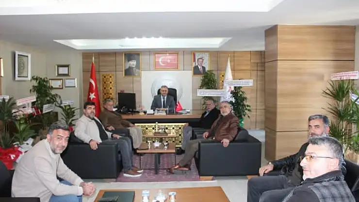 Bitlis Aktif Yerel Gazeteciler Derneği'nden İl Sağlık Müdürü'ne Ziyaret