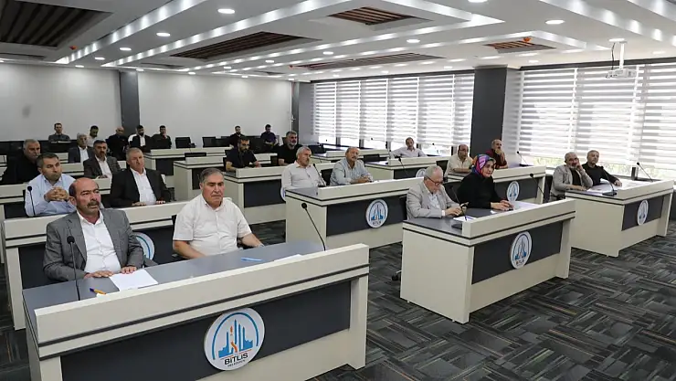Bitlis Belediyesi Temmuz Ayı Meclis Toplantısı Yapıldı