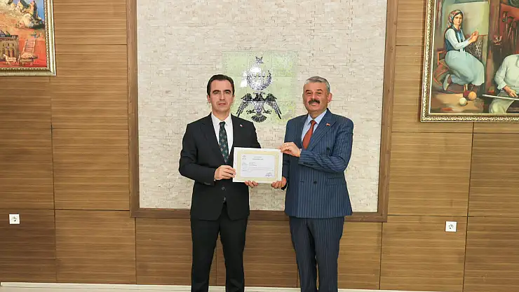 Bitlis İl Emniyet Müdürü Ortaç Şekeroğlu, Yeni Görevine Başlamak Üzere Veda Ziyaretinde Bulundu