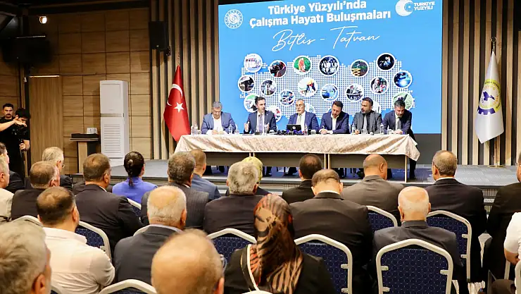 Bitlis'te Ekonomik Potansiyel İçin Konsensus Toplantısı Yapıldı