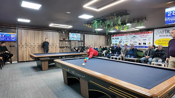 Bitlis'te Geleneksel Doğu Anadolu Bilardo Bölge Turnuvası Sona Erdi