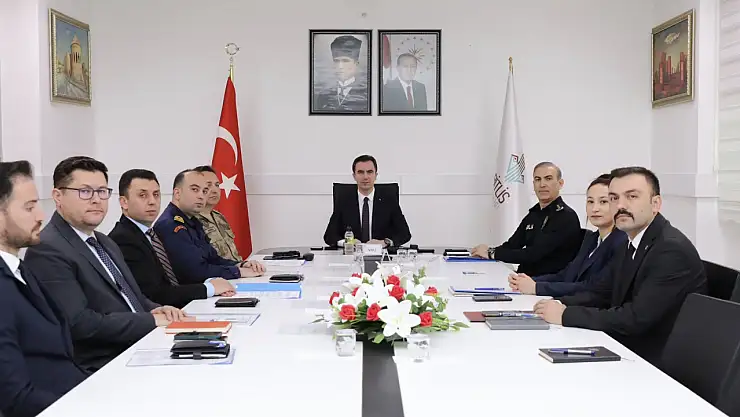 Bitlis'te Güvenlik ve Asayiş Toplantısı Gerçekleştirildi