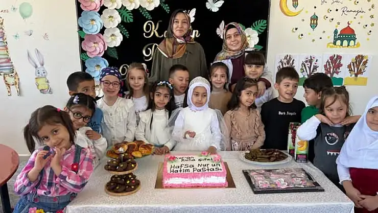 Bitlis'te Hafsa Nur'un hatim töreni, Müftülük tarafından coşkuyla kutlandı!
