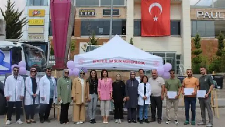 Bitlis'te Kanserde Erken Teşhis Hayat Kurtarır Etkinliği Düzenlendi