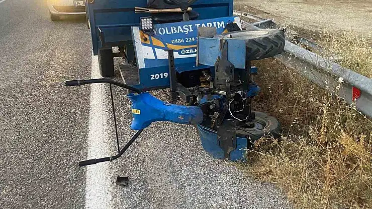 Bitlis'te Patpat Aracının Devrilmesi Sonucu Bir Kişi Yaralandı