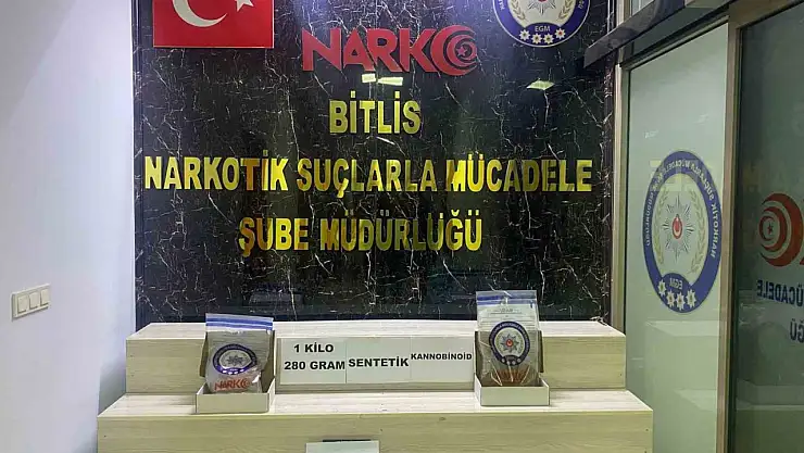 Bitlis'te uyuşturucu satıcılarına yönelik operasyon