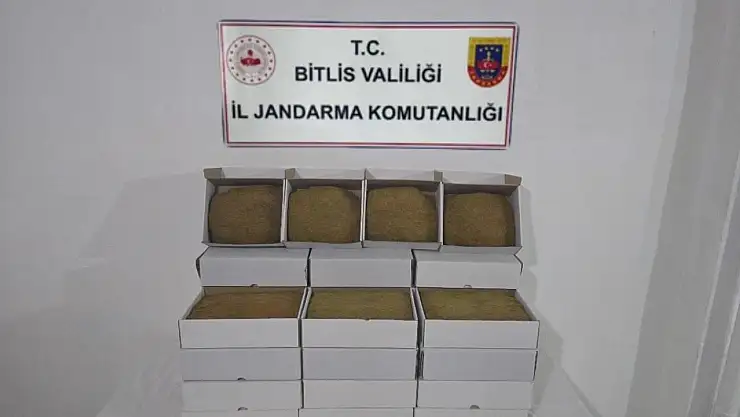 Bitlis'te yol kontrolünde 35 kg kıyılmış tütün ele geçirildi, 1 kişi gözaltına alındı!