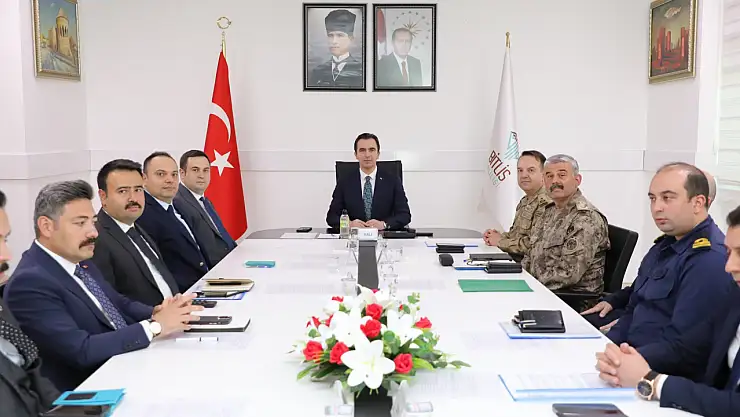 Bitlis Valiliği, İl Asayiş, Güvenlik ve İstihbarat Toplantısını Gerçekleştirdi
